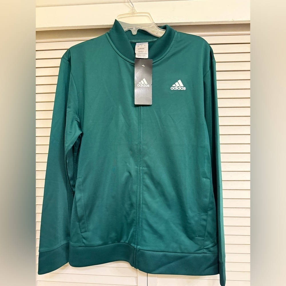 Adidas Youth 18/20 Green Jacket BRAND NEW